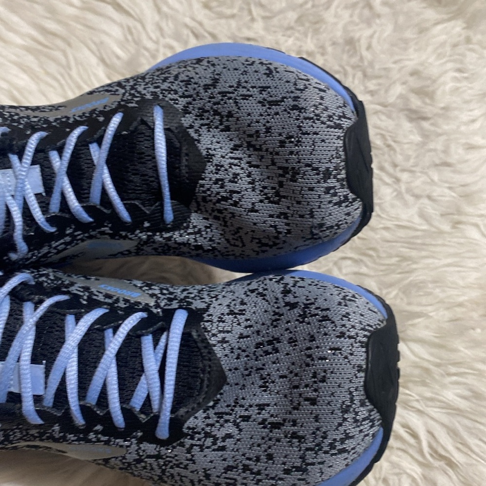 Brooks WOMENS Launch 6 Energize Blue Gray Running Athletic Lace Up Shoes 9.5 - Picture 6 of 10